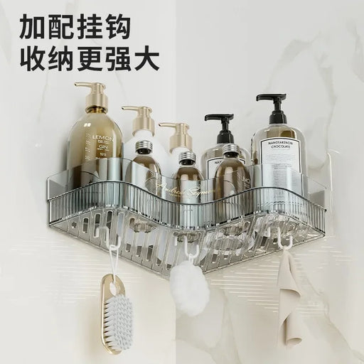 Bathroom, Bathroom, Storage Rack, Non Perforated Toilet Corner, Restroom, Washbasin, Triangle Storage, Shower Wall Mounted