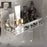 Easy Install Wall-Mounted No-Drill Bathroom Shelf