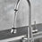 360° Flexible Faucet Extender Bendable Kitchen Sink Tap Spray Head Attachment Material:Stainless Steel+ABS Sliver Color