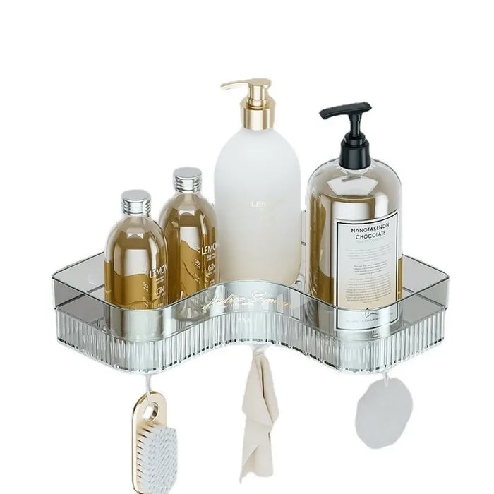 Bathroom, Bathroom, Storage Rack, Non Perforated Toilet Corner, Restroom, Washbasin, Triangle Storage, Shower Wall Mounted