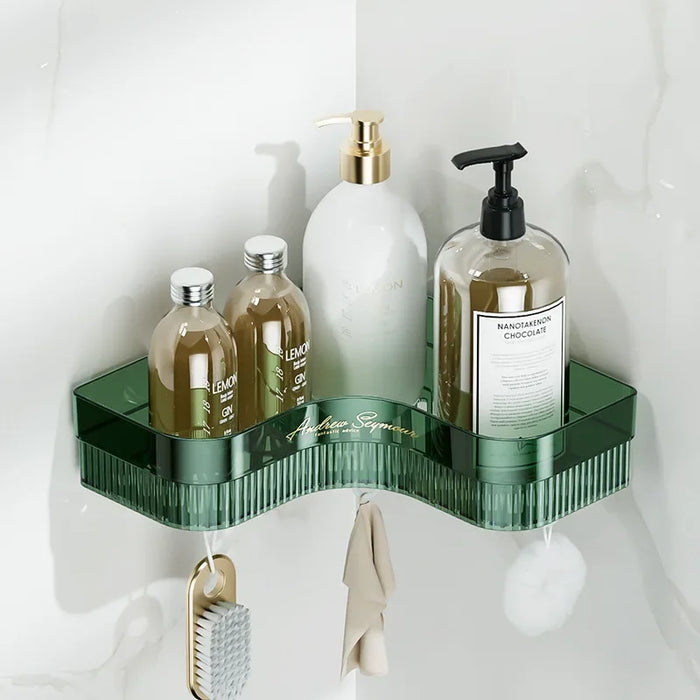 Bathroom, Bathroom, Storage Rack, Non Perforated Toilet Corner, Restroom, Washbasin, Triangle Storage, Shower Wall Mounted