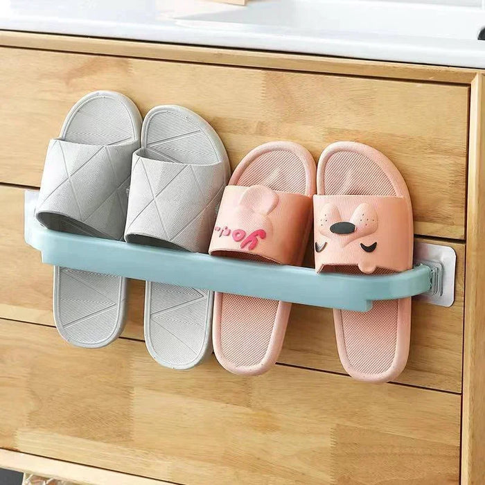 Adhesive Towel Rack for Bathroom Towel Bar Bath Shelf Wall Mounted Towel Hanger Toilet Suction Cup Holder Kitchen Organizer